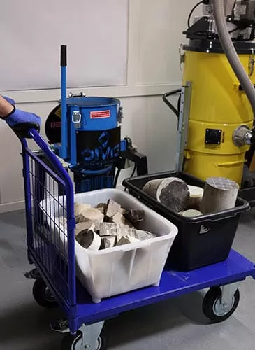 Подготовка к измельчению катализаторов