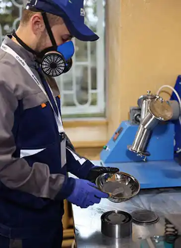 Отбор пробы, с каждого лота